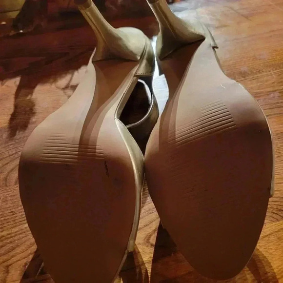 George Silver High Heeled Sandals with ankle strap and Buckle size  7 - Picture 8 of 9